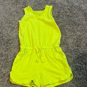Lime green romper